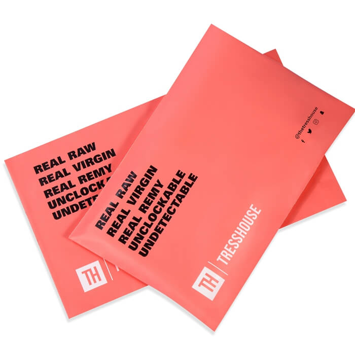 pink mailing envelopes