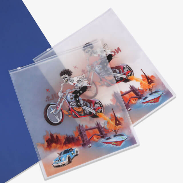 Custom ziplock bags for clothes with logo